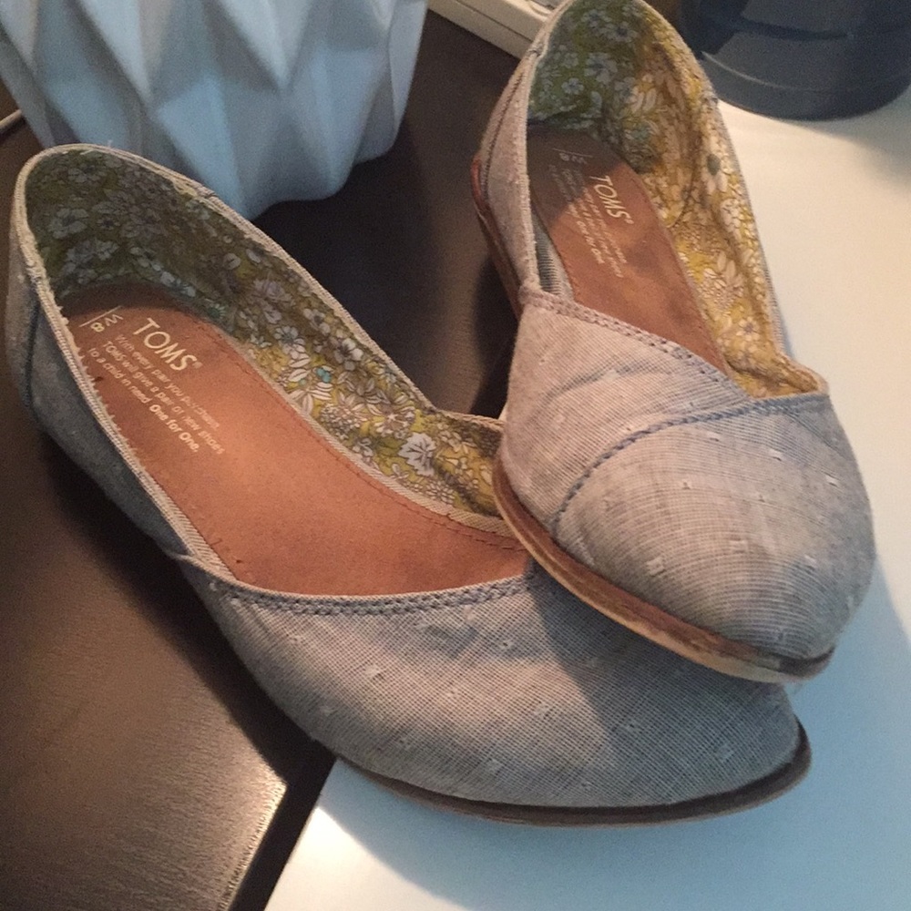 TOMS Women’s Jutti Flats, Grey